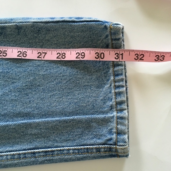 VTG Marithe Francois Girbaud Womens Blue Denim Jeans Sz 29x30 Y2K Mom - Picture 15 of 15